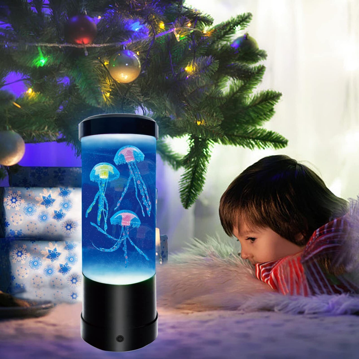 Lámpara De Medusas Lámpara De Mesa Con Luz Nocturna Que Cambia De Color