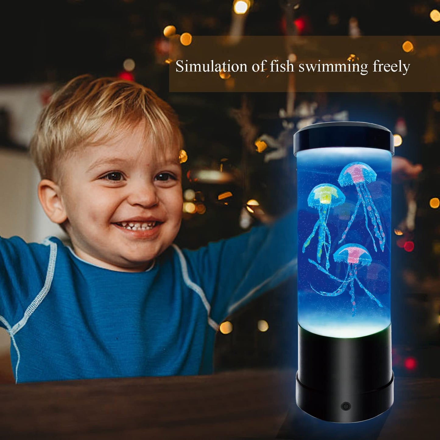 Lámpara De Medusas Lámpara De Mesa Con Luz Nocturna Que Cambia De Color