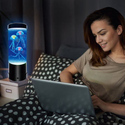 Lámpara De Medusas Lámpara De Mesa Con Luz Nocturna Que Cambia De Color